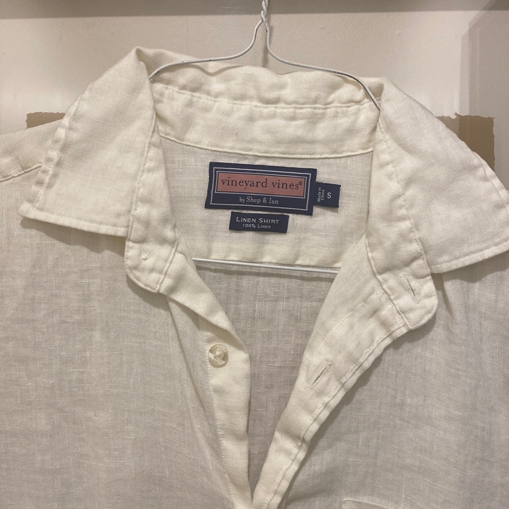 Linen Button Down - image 1